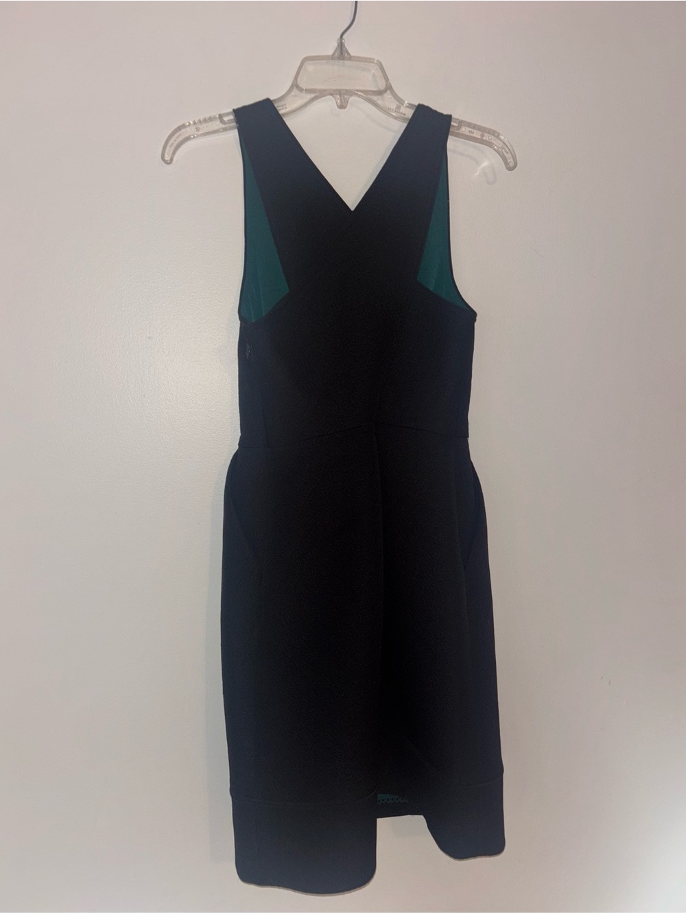 Maeve Anthropologie Black Cross-Back Mini Dress - Picture 4 of 6